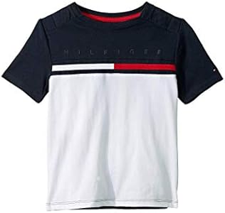 Tommy Hilfiger Boy's Adaptive Short Sleeve Logo T-shirt With Velcro Closures Tommy Hilfiger