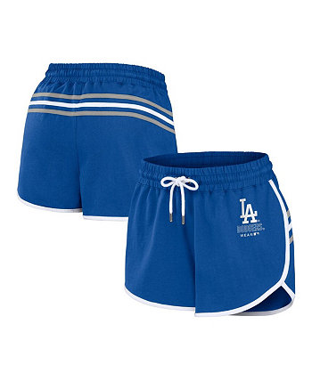 Женские шорты с логотипом Royal Los Angeles Dodgers WEAR by Erin Andrews