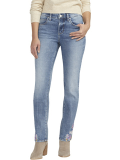 Рубиновые джинсы прямого кроя со средней посадкой Jag Jeans