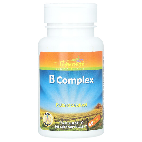 B Complex Plus Rice Bran - 60 таблеток - Thompson Thompson