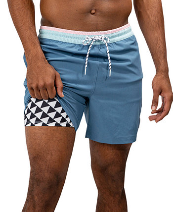 Men's The Gravel Roads Quick-Dry 5-1/2" Swim Trunks with Boxer-Brief Liner CHUBBIES