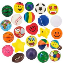 Assorted Stress Balls for All Ages Ideal for Classroom Prizes Party Favors or Just to De-Stress Neliblu