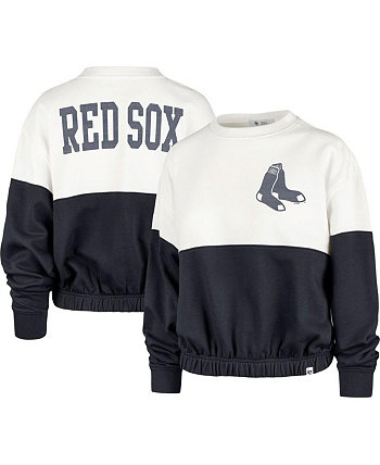 Женский белый и темно-синий пуловер Boston Red Sox Take Two Bonita свитшот '47 Brand