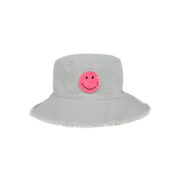 Детская шляпа-ведро Palm Springs со смайликом и нашивкой JOCELYN
