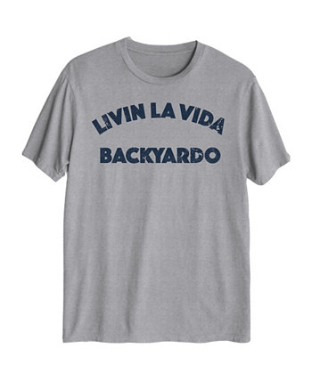 Мужская футболка с рисунком La Vida Backyard AIRWAVES