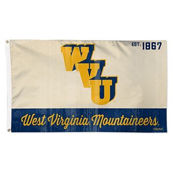 WinCraft West Virginia Mountaineers 3’ x 5’ Single-Sided College Vault Deluxe Flag Wincraft