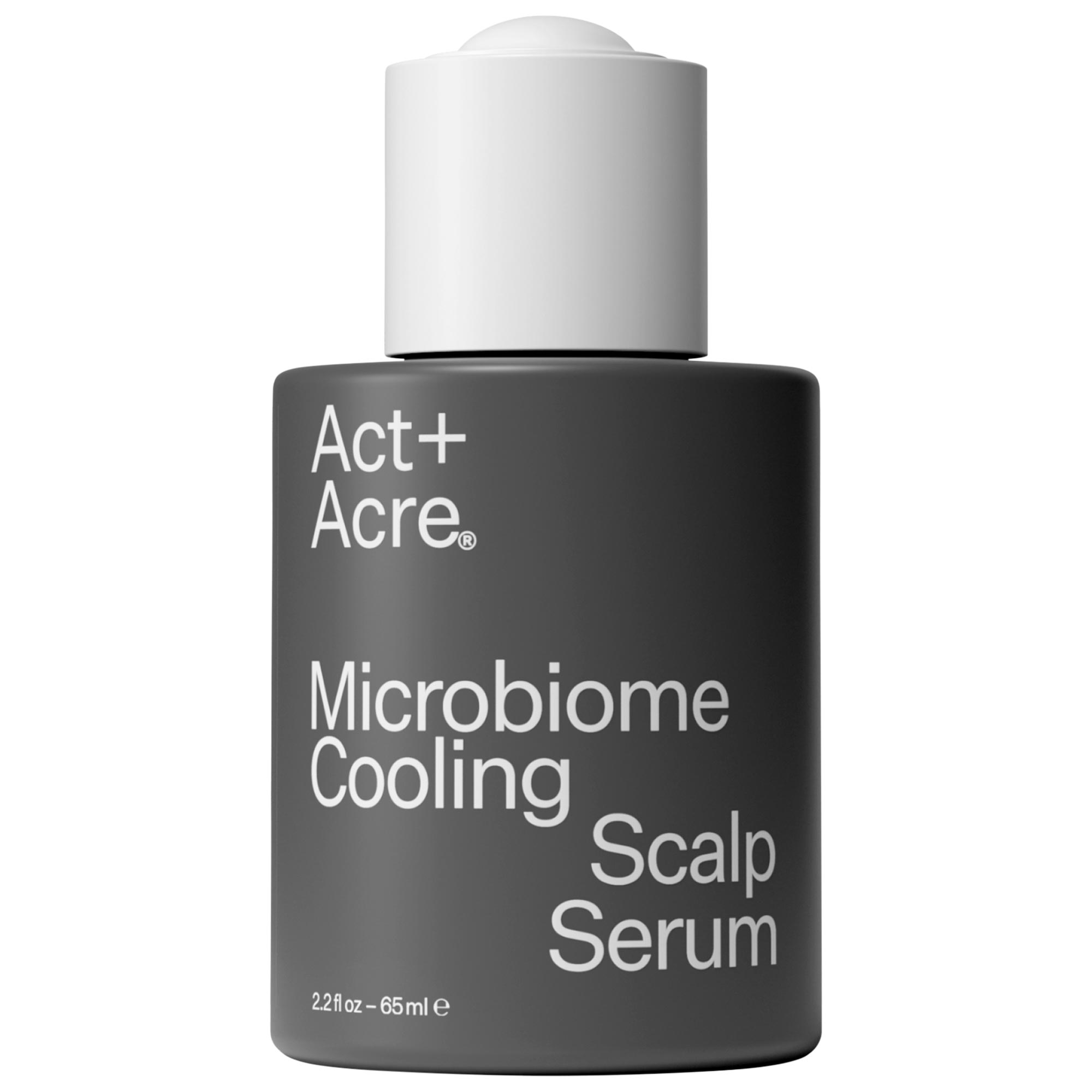 Охлаждающая сыворотка для кожи головы Microbiome от сухой зудящей кожи головы + рассыпчатые хлопья Act+Acre