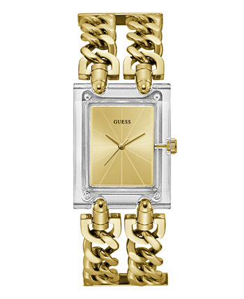 Женские аналоговые золотистые часы из 100% стали, 39 мм GUESS