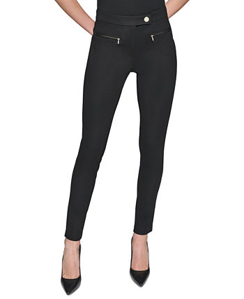 Women's Zip-Pocket Ankle Ponte Pants Karl Lagerfeld Paris