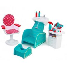 15 Piece Salon And Nail Spa Doll Furniture Playset Playtime by Eimmie