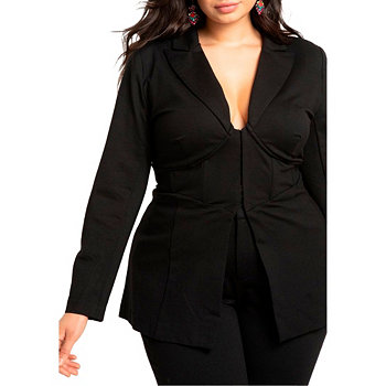 Women's Plus Size Corset Blazer Eloquii