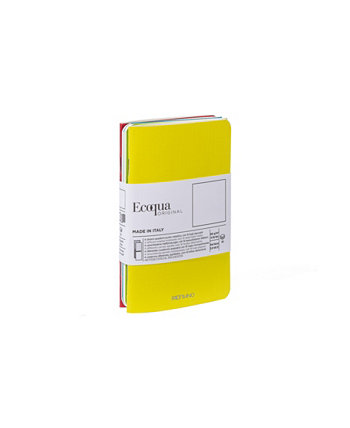 Блокнот Spring Colors Ecoqua карманного размера в скрепленном переплете, пустая упаковка из 4 предметов, упаковка из 4 блокнотов Fabriano