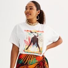 Женская футболка Sonoma Community™ Black History Month Brooklyn Dolly Boxy SONOMA