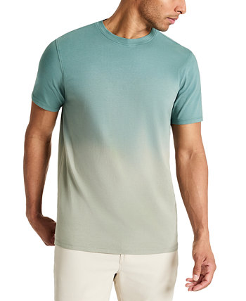Men's 4-Way Stretch Dip-Dyed T-Shirt Kenneth Cole