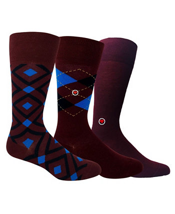 Набор мужских носков с рисунком из органического хлопка, 3 шт. Love Sock Company