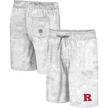 Мужские шорты для плавания Colosseum White Rutgers Scarlet Knights Realtree Aspect Ohana Colosseum