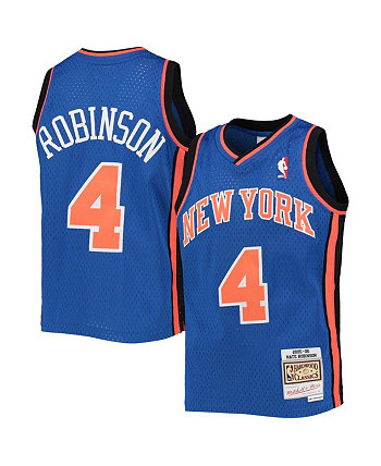 Молодежные мальчики Nate Robinson Blue New York Knicks 2005-06 Hardwood Classics Swingman Jersey Mitchell & Ness