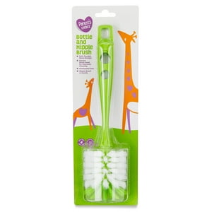 Parent's Choice Square Brush Head Bottle and Nipple Brush, 1ct Parent's Choice