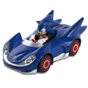 Sonic & Sega All-Stars Racing: Sonic 1:64 Diecast Metal Car with Speed Star Sonic