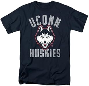 University of Connecticut Official Huskies Logo Unisex Adult T Shirt Logovision