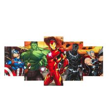 Idea Nuova Marvel Avengers холст настенные рисунки набор из 5 предметов Idea Nuova
