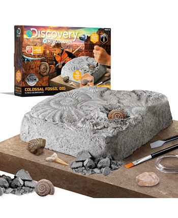 ColossalFossil Dig Set, Набор для археологических раскопок из 15 предметов Discovery Mindblown