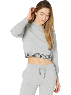 Худи с круглым вырезом True Religion Ticker Logo, 80% хлопок True Religion