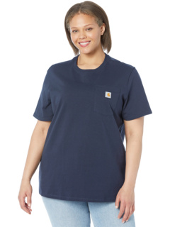 Плюс размер WK87 Рабочая одежда Карманная футболка с коротким рукавом Carhartt