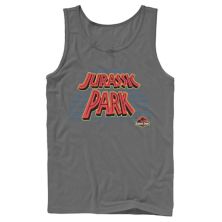 Мужская майка в стиле ретро с сеткой и логотипом Jurassic Park Tilted Jurassic Park