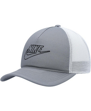 Мужская серая шляпа Classic99 Futura Trucker Snapback Nike