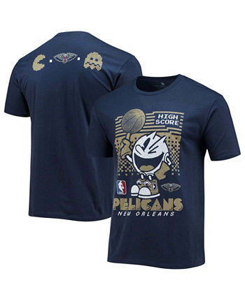 Мужская темно-синяя футболка New Orleans Pelicans NBA x Pac Man High Score Junk Food