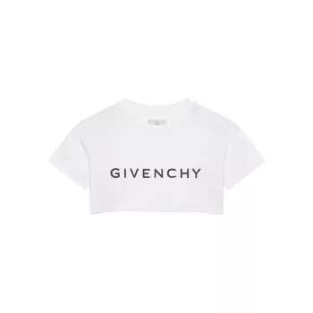 Укороченная футболка Archetype из хлопка Givenchy