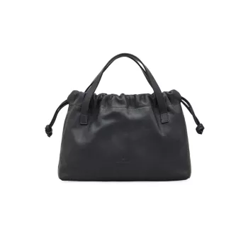 Bellini Leather Top Handle Bag Il Bisonte