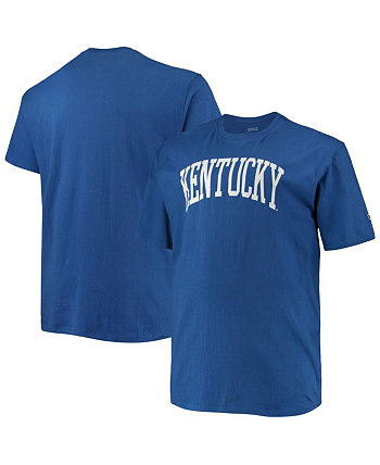 Мужская футболка с логотипом Royal Kentucky Wildcats Big and Tall Arch Team Champion
