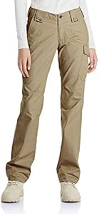 CQR Women's Flex Stretch Tactical Pants, Water Resistant Ripstop Work Pants, Outdoor Hiking Cargo Pants with Pockets CQR