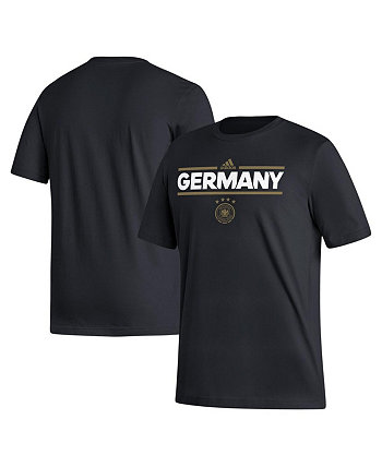 Мужская черная футболка сборной Германии Dassler Adidas