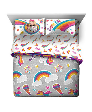 6 Piece Rainbow Sparkle Bed Set, Queen JOJO SIWA