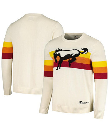 Мужской кремовый пуловер-свитер Bronco McCallister American Needle