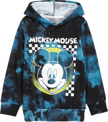 Kids' Mickey Mouse Tie Dye Fleece Hoodie JEM