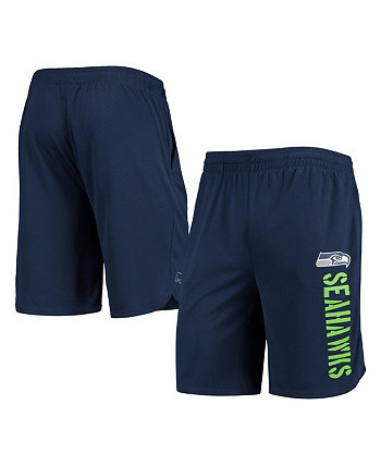 Men's College Navy Seattle Seahawks Training Shorts MSX by Michael Strahan