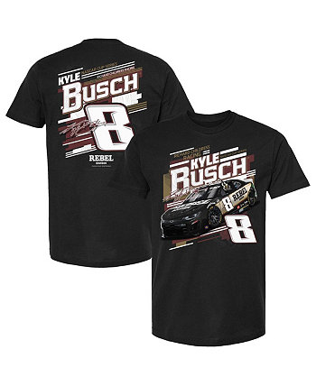 Мужская черная футболка Kyle Busch Rebel Bourbon Draft Richard Childress Racing Team Collection