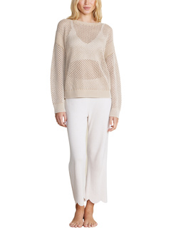 Sunbleached Open Stitch Pullover Barefoot Dreams