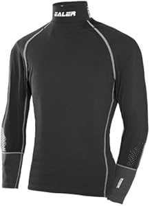 Защита паха EALER Hockey Compression Shirt с защитой шеи, футболка с длинным рукавом Ealer