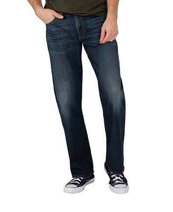 Мужские прямые джинсы свободного кроя Gordie с прямыми штанинами Silver Jeans Co.