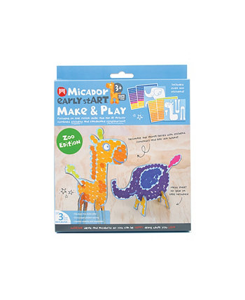 Make Play Zoo Set, 2 предмета Micador early stART