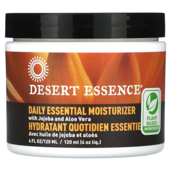 Daily Essential Moisturizer, 4 жидких унции (120 мл) Desert Essence
