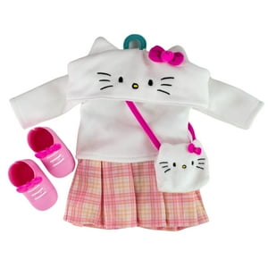 My Life As Hello Kitty Pullover Fashion Set for 18" Dolls, 50th Anniversary, 5 Pieces, Multicolor My Life as