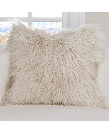 Дизайнерская декоративная подушка из искусственного меха ламы 20 дюймов PoloGear