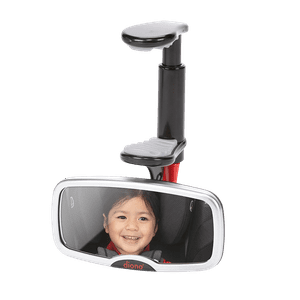 Diono See Me Too Rear View Car Baby Safety Mirror, Silver Diono