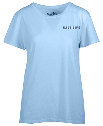 Женская хлопковая футболка Amerifinz Salt Life